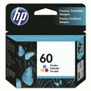 HP 60 Tri-color Ink Cartridge (CC643WN)