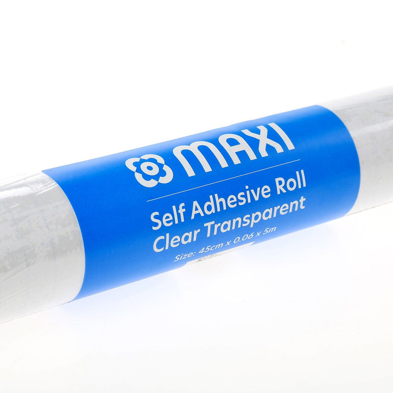 Maxi Self-Adhesive Transparent Roll - 5m x 45cm MX-CL5