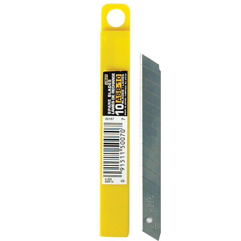 Olfa ASB-10 Standard Duty Blade, Silver