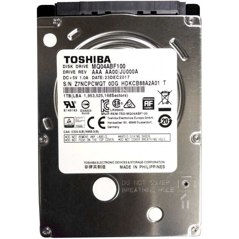 Toshiba 1TB HDD 2.5"