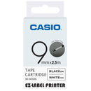 Casio XR-9HSWE Label Printer Tape (Heat Shrink Tube)