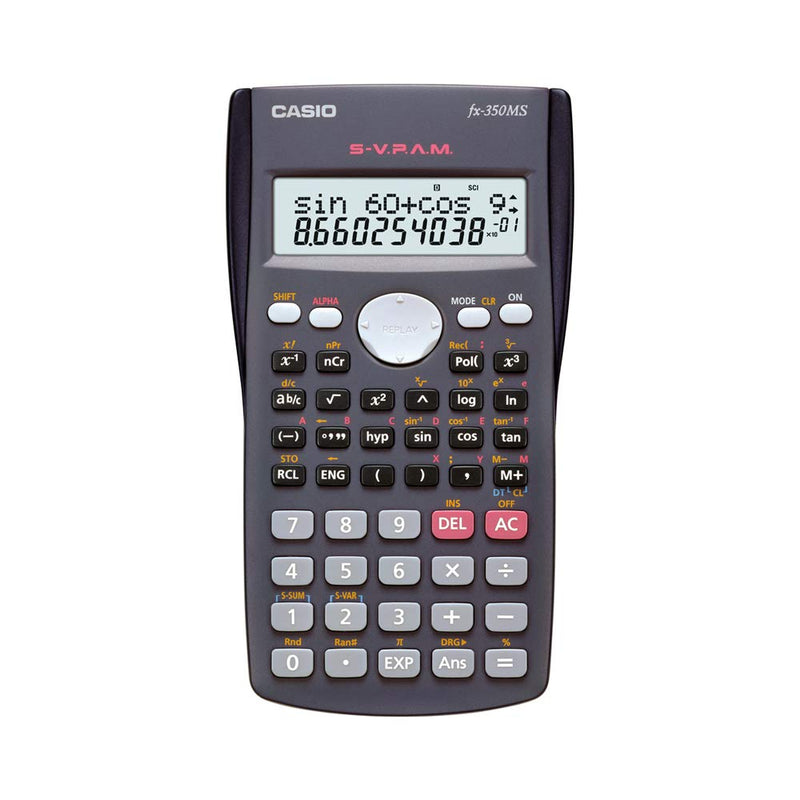 Casio FX-350MS Scientific Calculator, 10 + 2 Digits
