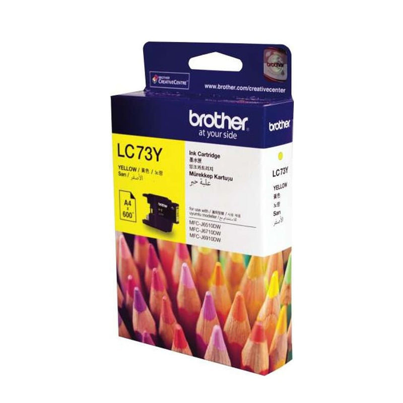 Brother LC73 Yellow Ink Cartridge ( LC 73Y )