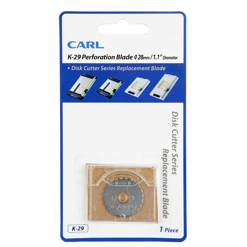 Carl DC-K-29 Perforated Blades for Disk Cutter DC-210/230/250