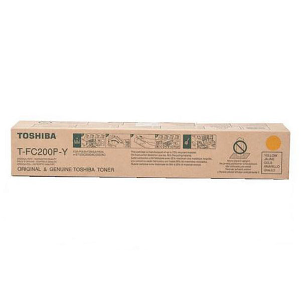 Toshiba T-FC200P-Y-M Medium Capacity Toner Cartridge - Yellow