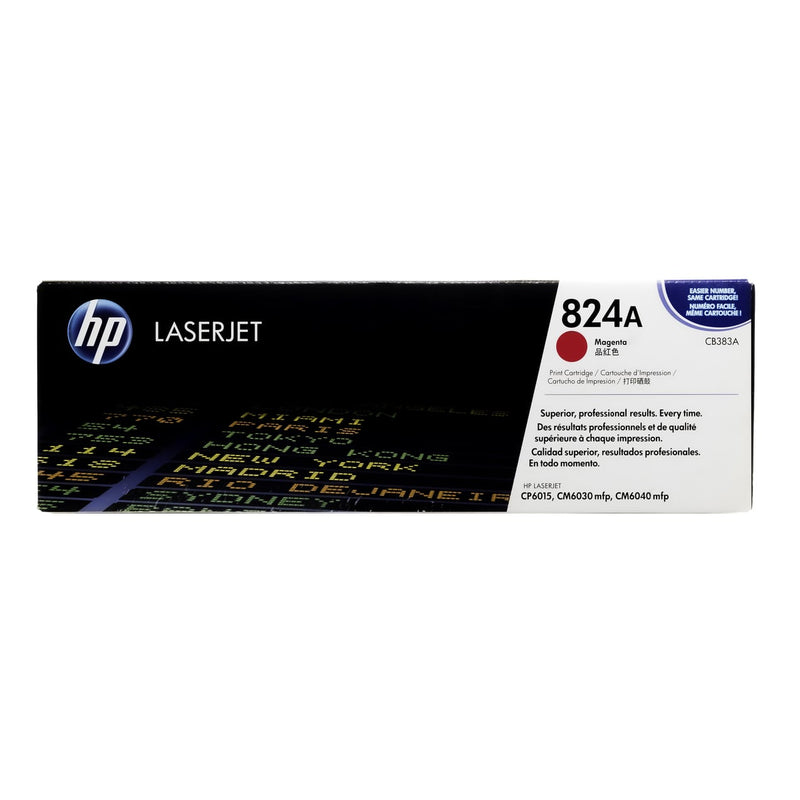 HP 824A LaserJet Toner Cartridge - Magenta (CB383A)