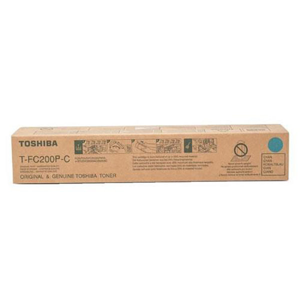 خرطوشة حبر متوسطة السعة من توشيبا T-FC200P-Y-M - سماوي