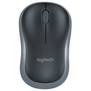 Logitech M185 Wireless Mouse, Black