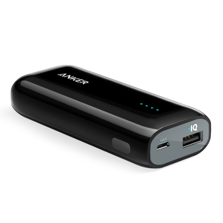 ANKER Astro E1 5200mAh Ultra Compact Portable Charger - Black