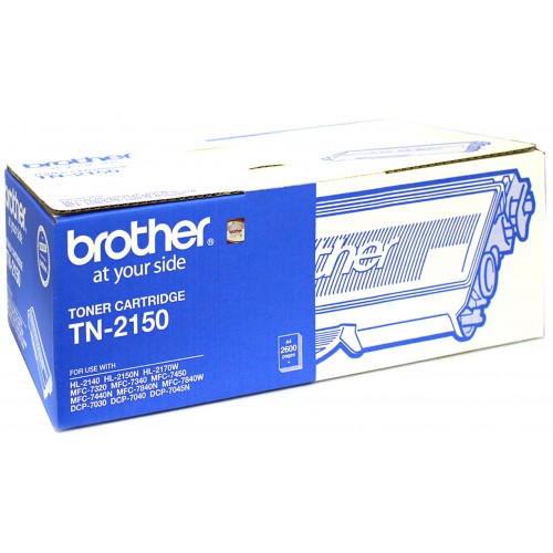 Brother TN 2150 Black Original Toner Cartridge, TN 2150