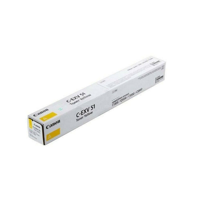 خرطوشة الحبر الأصلية باللون الأصفر من Canon C-EXV 51 (C-EXV51Y)