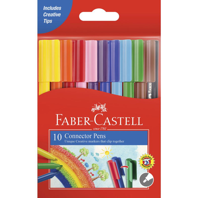 Faber Castell Connector Pens 10 Color FCINT11150A