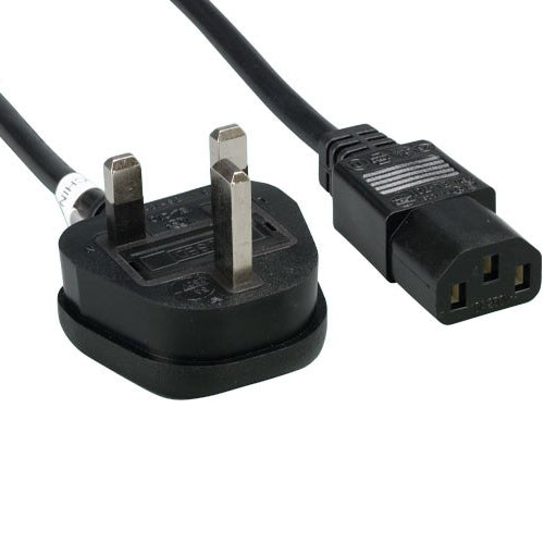 3 Pins UK Plug Power Cord Cable Wire