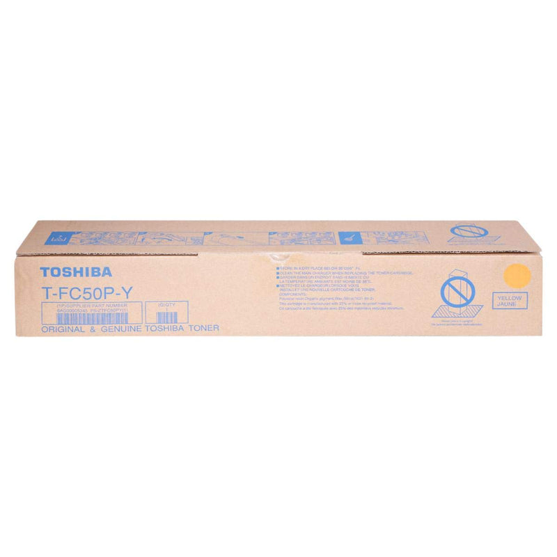 Toshiba T-FC50P-Y Yellow Original Toner Cartridge