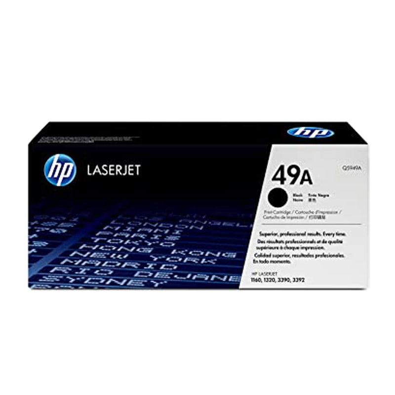 HP 49A Black Original LaserJet Toner Cartridge (Q5949A)