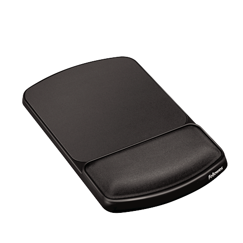 Gel Wrist Rest and Mouse Pad - Graphite/Platinum