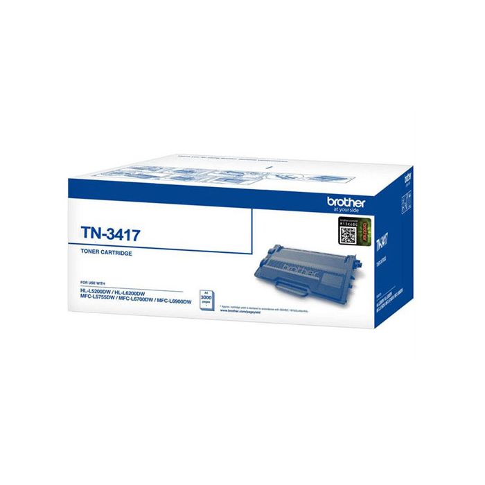 Brother TN-3417 Black Toner Cartridge (3000pages)