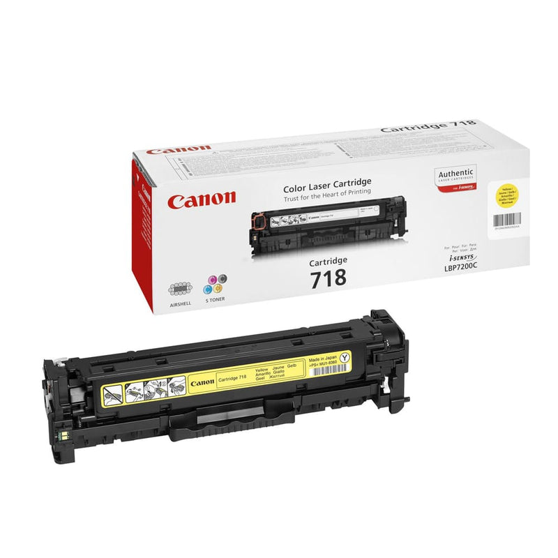 Canon 718Y Yellow Original Toner Cartridge (2659B002)