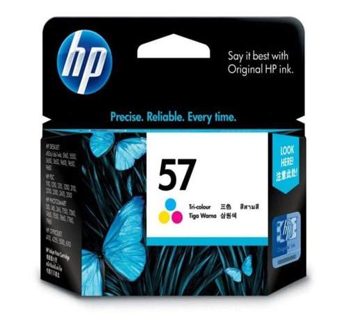 HP 57 Tri-color Original Ink Cartridge