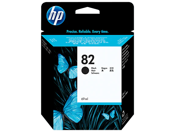 HP 82 Black Ink Cartridge (CH565A)