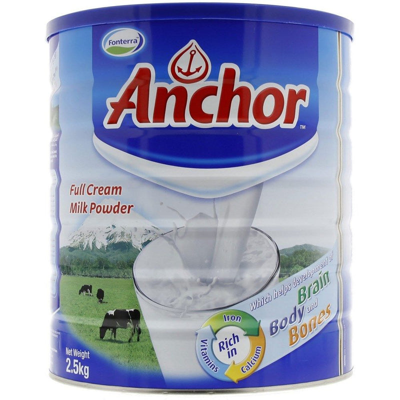 Anchor Full Cream Milk Powder 2.5kg (Box of 6)