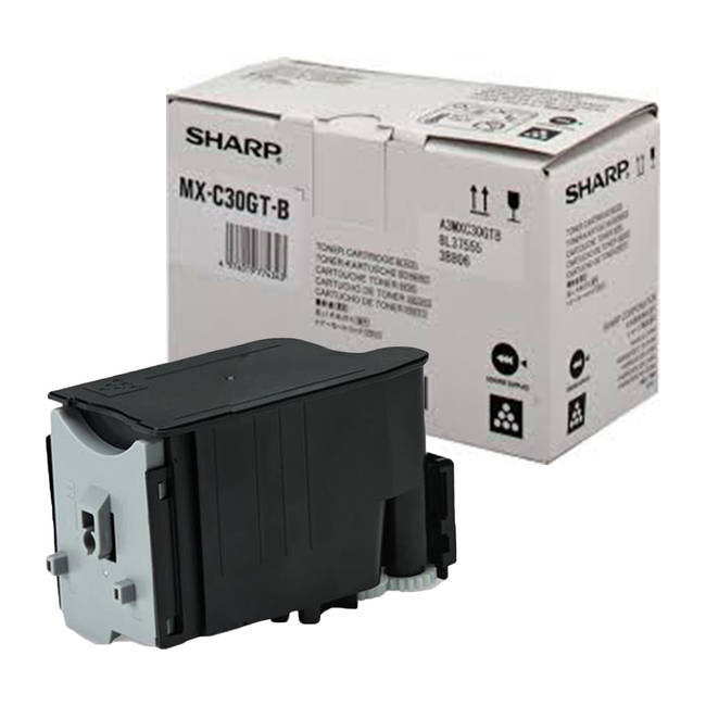 Sharp (MX-C30GT-B) Black Original Toner Cartridge