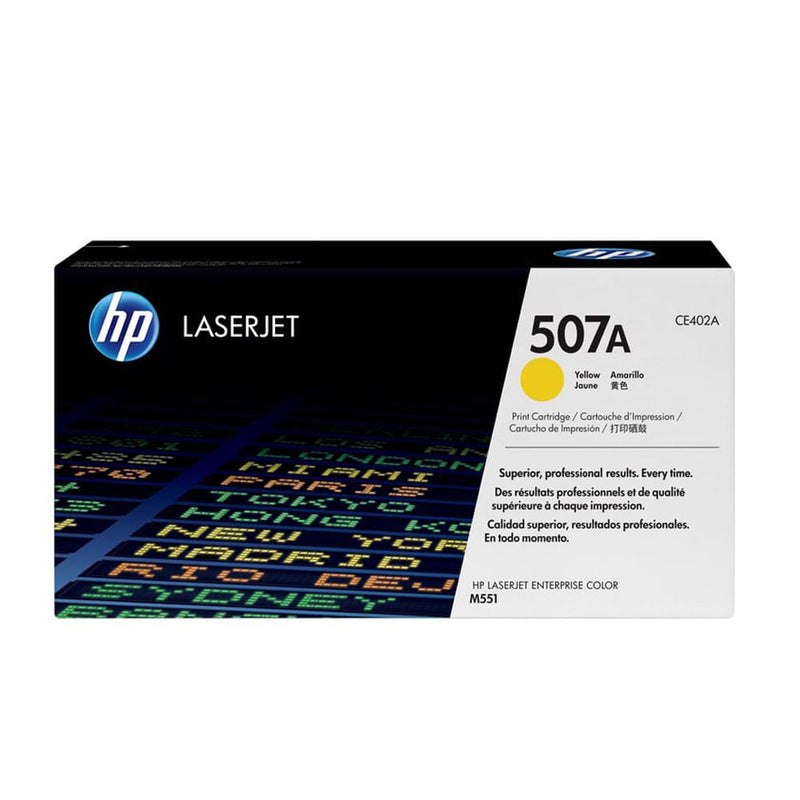 HP 507A Yellow LaserJet Toner Cartridge (CE402A)