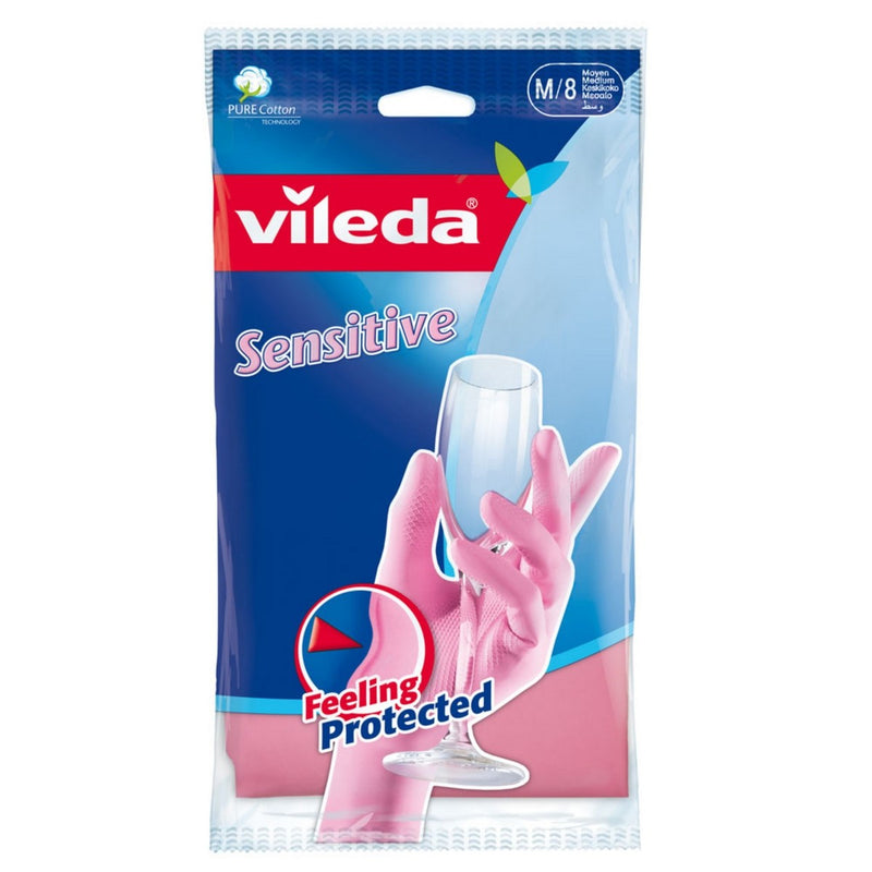 Vileda Gloves Sensitive Medium V-0057