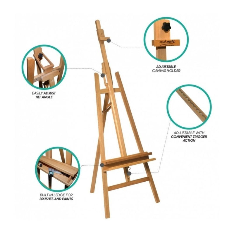 Mont Marte Floor Easel with Tilt