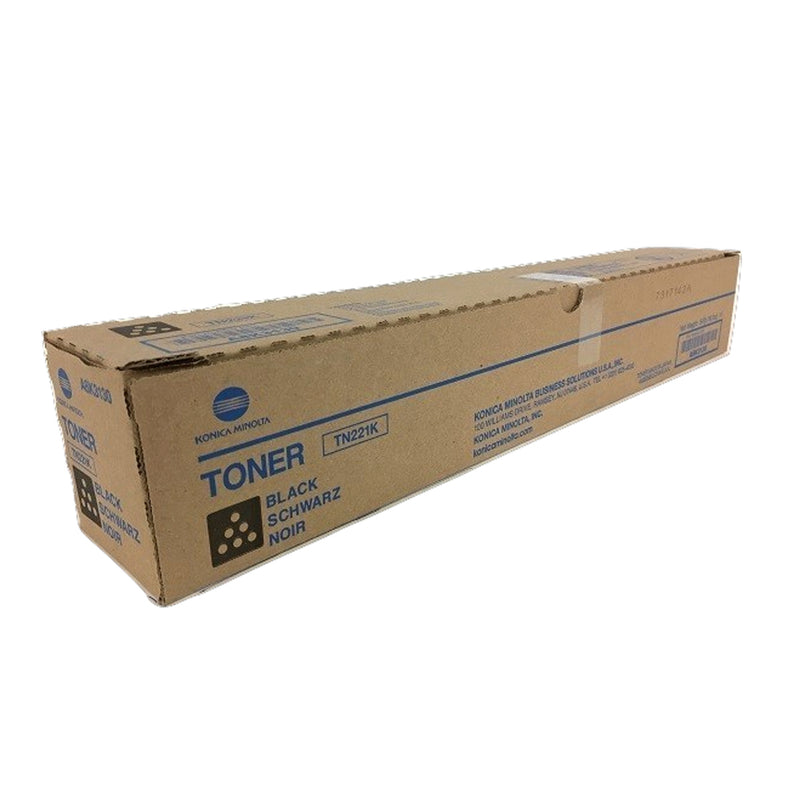 Genuine Konica Minolta TN-221K Black Toner Cartridge