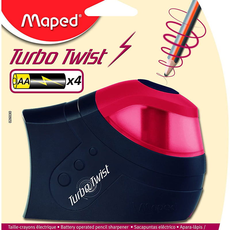 Maped Turbo Twist 1 Hole Battery Powered Sharpener (026031)