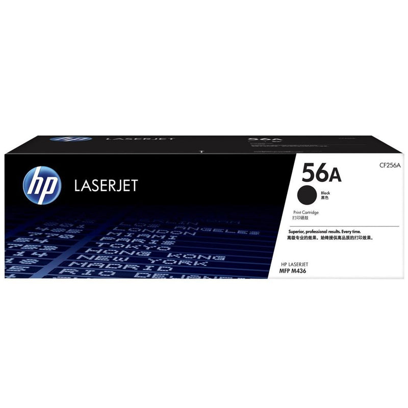 HP 56A Black LaserJet Toner Cartridge (CF256A)