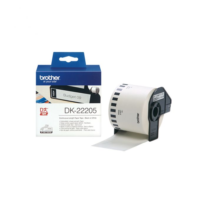 Brother DK-22205 Continuous Labels, 6.2 cm x 30.5 m