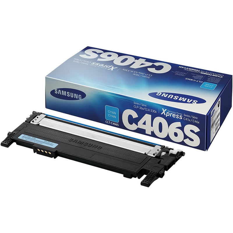 Samsung CLT-C406S Cyan Toner Cartridge