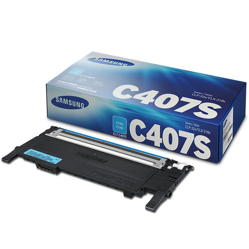 Samsung CLT-C407S Cyan Toner Cartridge