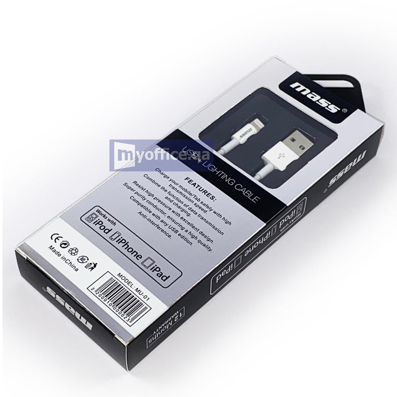 Mass USB Data Cable MU-01 Data USB Cable Ipod/Iphone/Ipad
