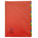 Premium Paper Index Divider 1-20 Color A4