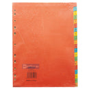 Premium Paper Index Divider A-Z Color A4