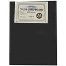 ورق مقوى ملون ممتاز - 220 جرامًا للمتر المربع، A3، لون أسود، 100 ورقة