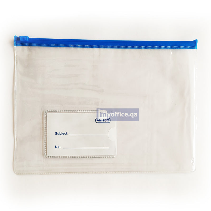 Zipper Bag Amitco A5 Size ; US-F54 ; 6.5''x9''