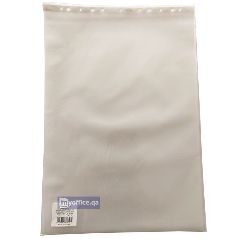Amitco A3 Sheet Protectors (Pack of 12) US-11H3/A3
