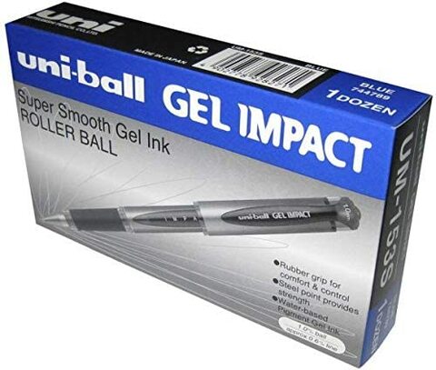 Uniball Gel Impact Broad Pen Blue MI-UM153S-BE