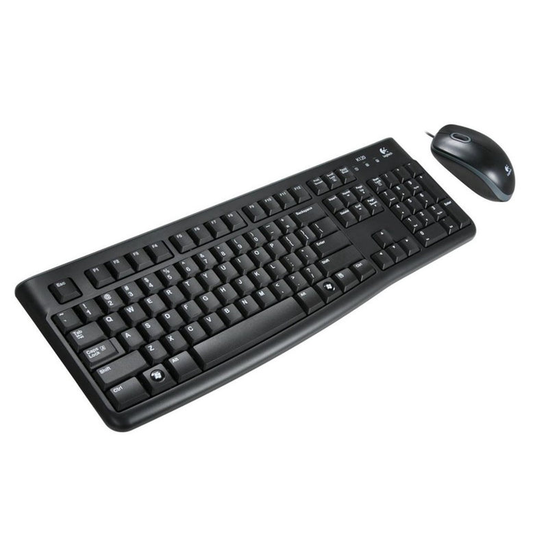 لوجيتك كومبو باك MK120 لوحة مفاتيح وماوس، أسود