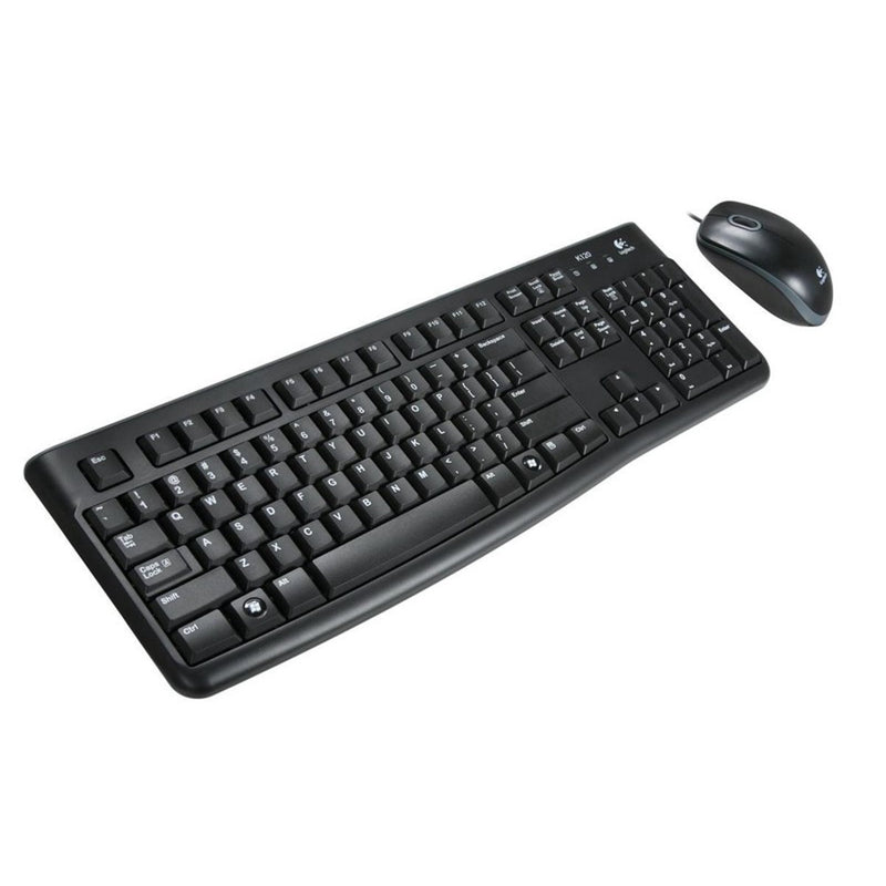 Logitech Combo Pack MK120 Keyboard & Mouse, Black