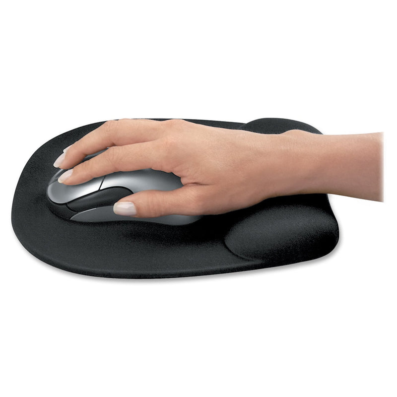 Fellowes Memory Foam Mouse Pad/Wrist Rest- Black