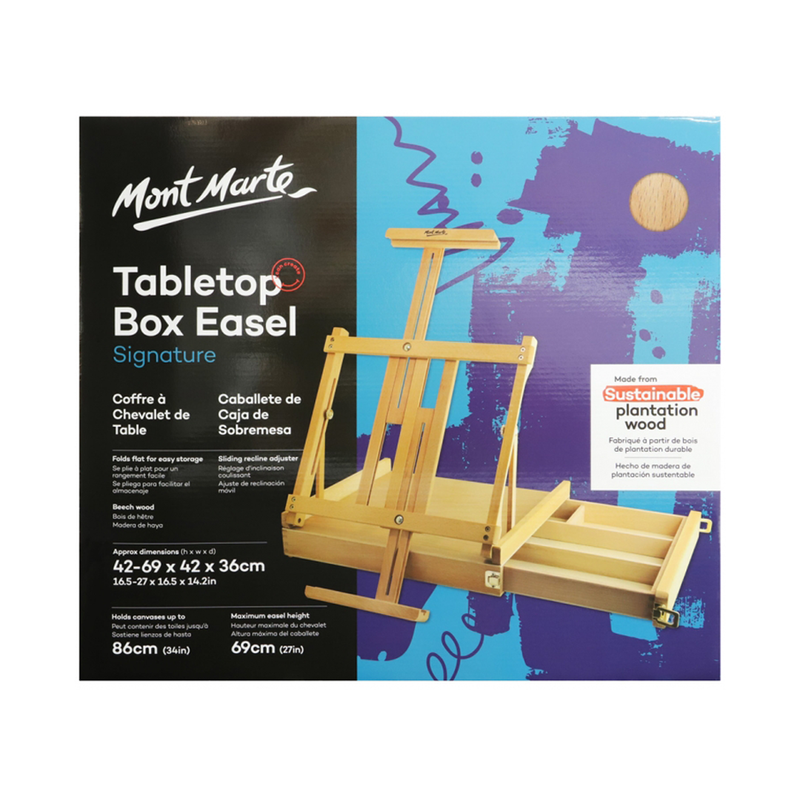 Mont Marte Signature Tabletop Box Easel