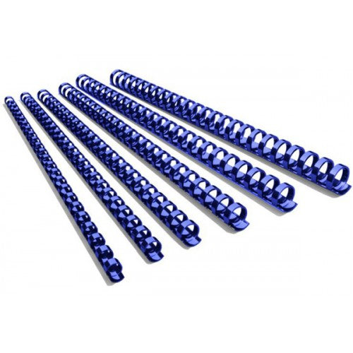 A4 Binding Combs 8mm Blue