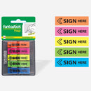 Fantastick Sign Here Flags 5 Color NF26004-05C