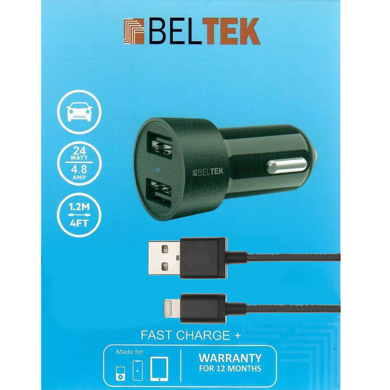 Beltek Bl-622L Car Charger 4.8 Apple