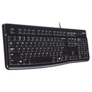 Logitech K120 Wired Keyboard - English, Black
